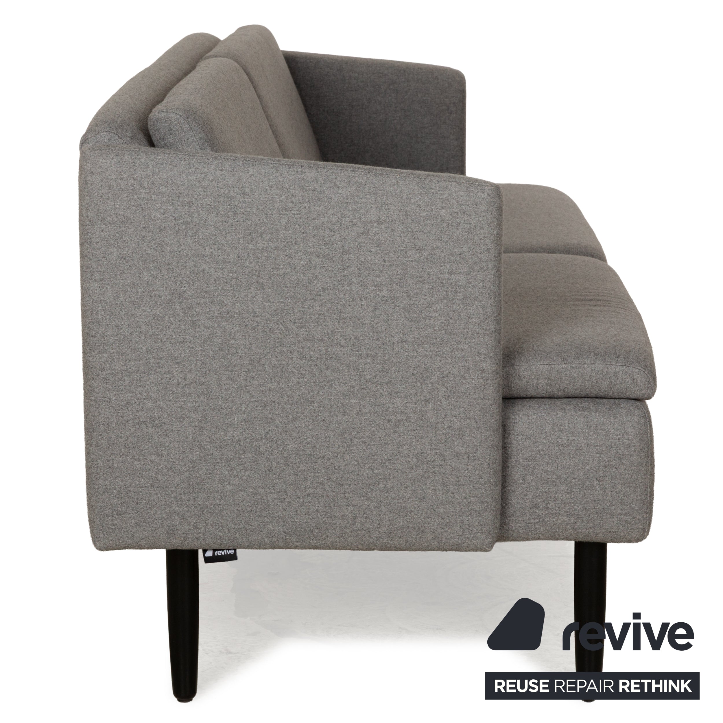 Stressless Spice Stoff Dreisitzer Grau Sofa Couch