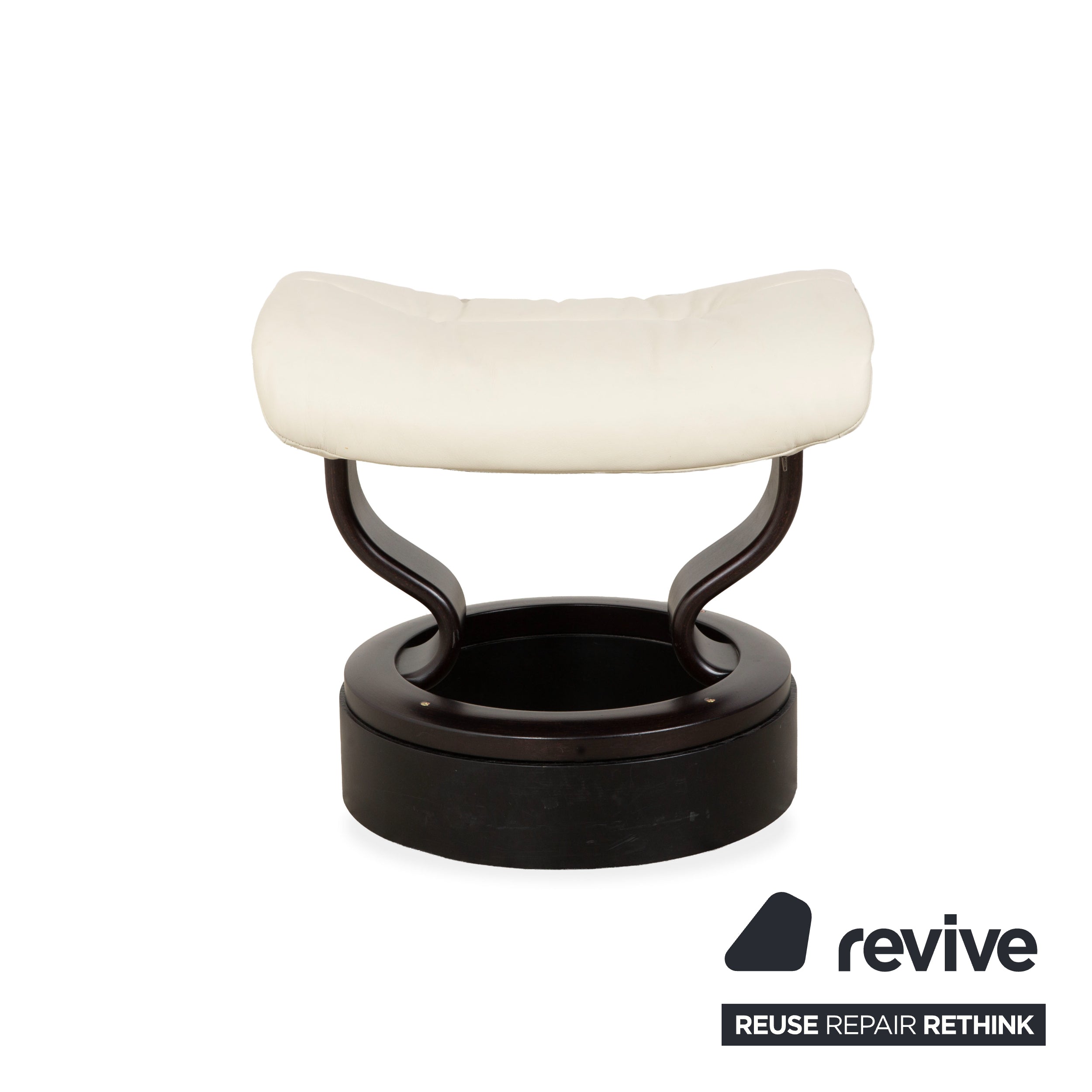Stressless Sunrise Leather Recliner Cream incl. Footstool, Manual Function