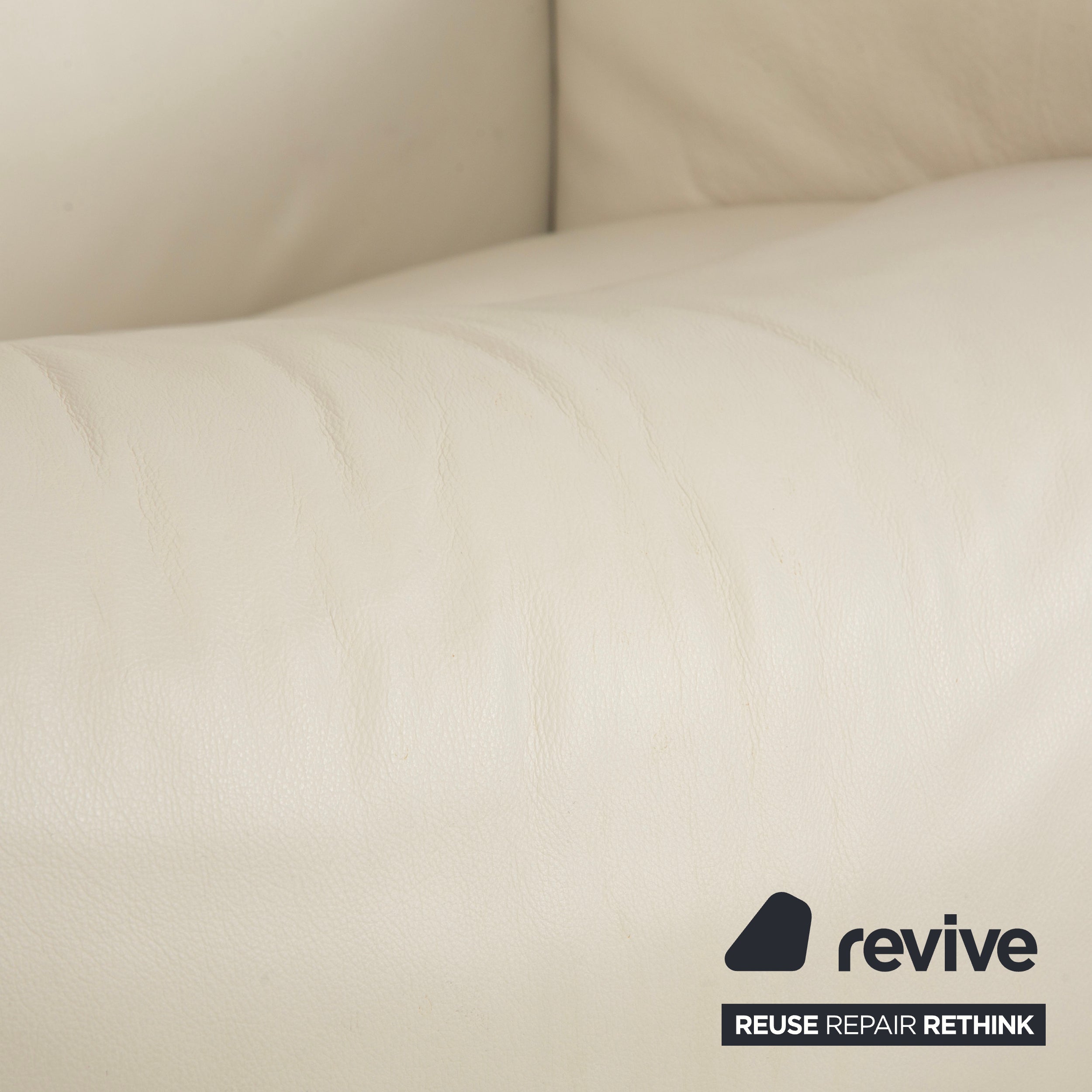 Stressless Sunrise Leather Recliner Cream incl. Footstool, Manual Function