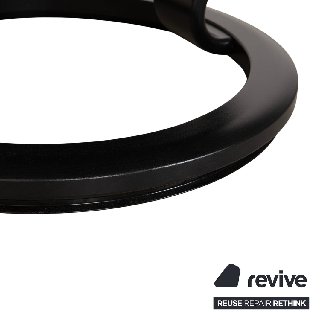 Stressless Sunrise Leder Sessel Dunkelgrau Anthrazit mit manueller Relaxfunktion