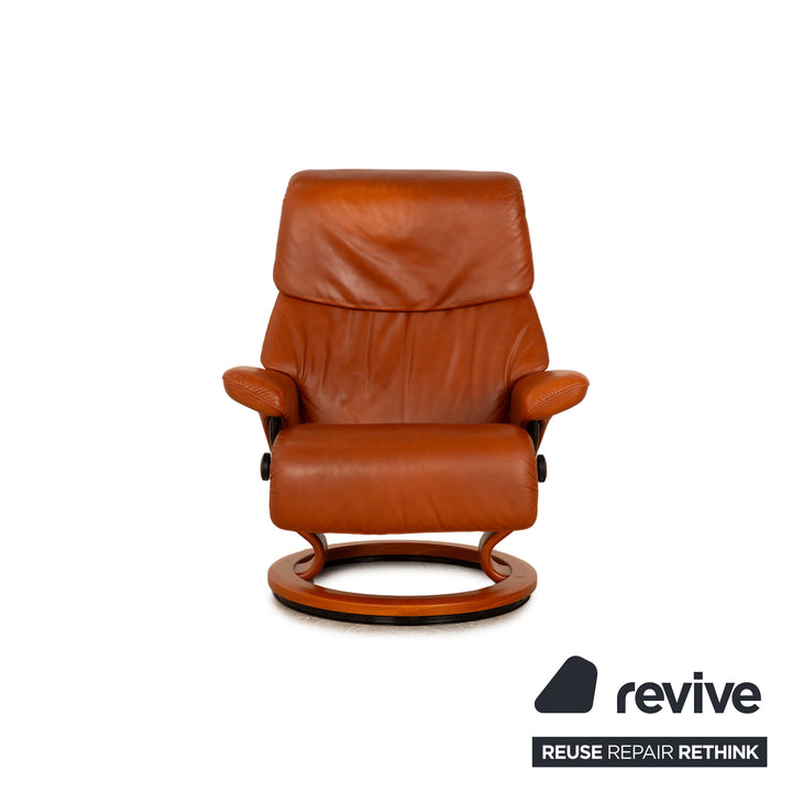 Stressless Vision Leather Armchair Brown Manual Function