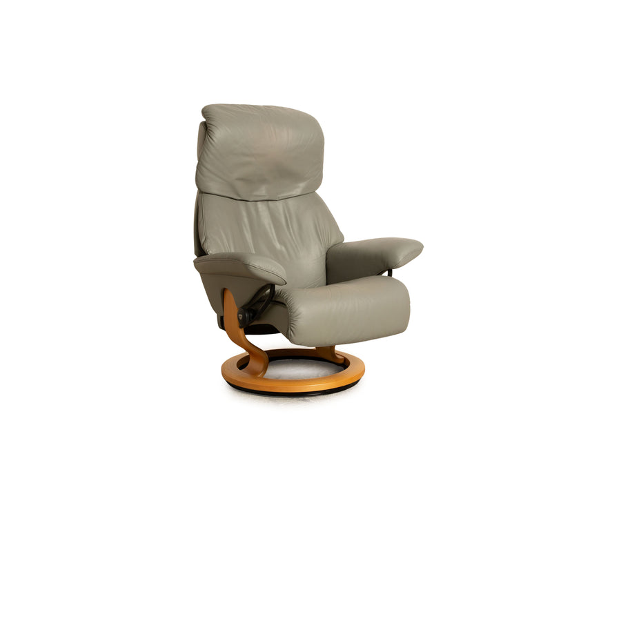 Stressless Vision Leder Sessel Grau Relaxfunktion Relaxsessel