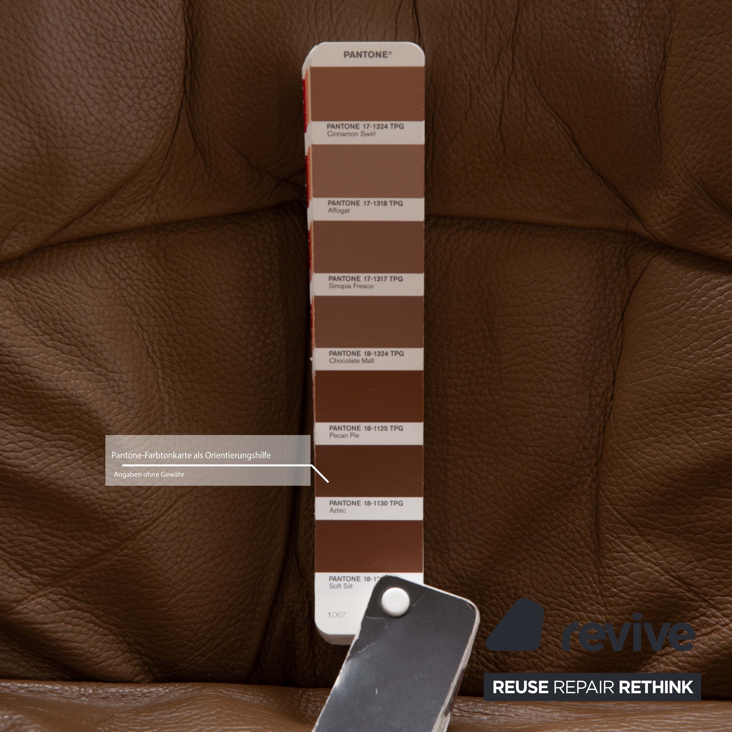 Stressless Voyager Leder Sessel Braun Beige inkl. Hocker manuelle Funktion Größe M
