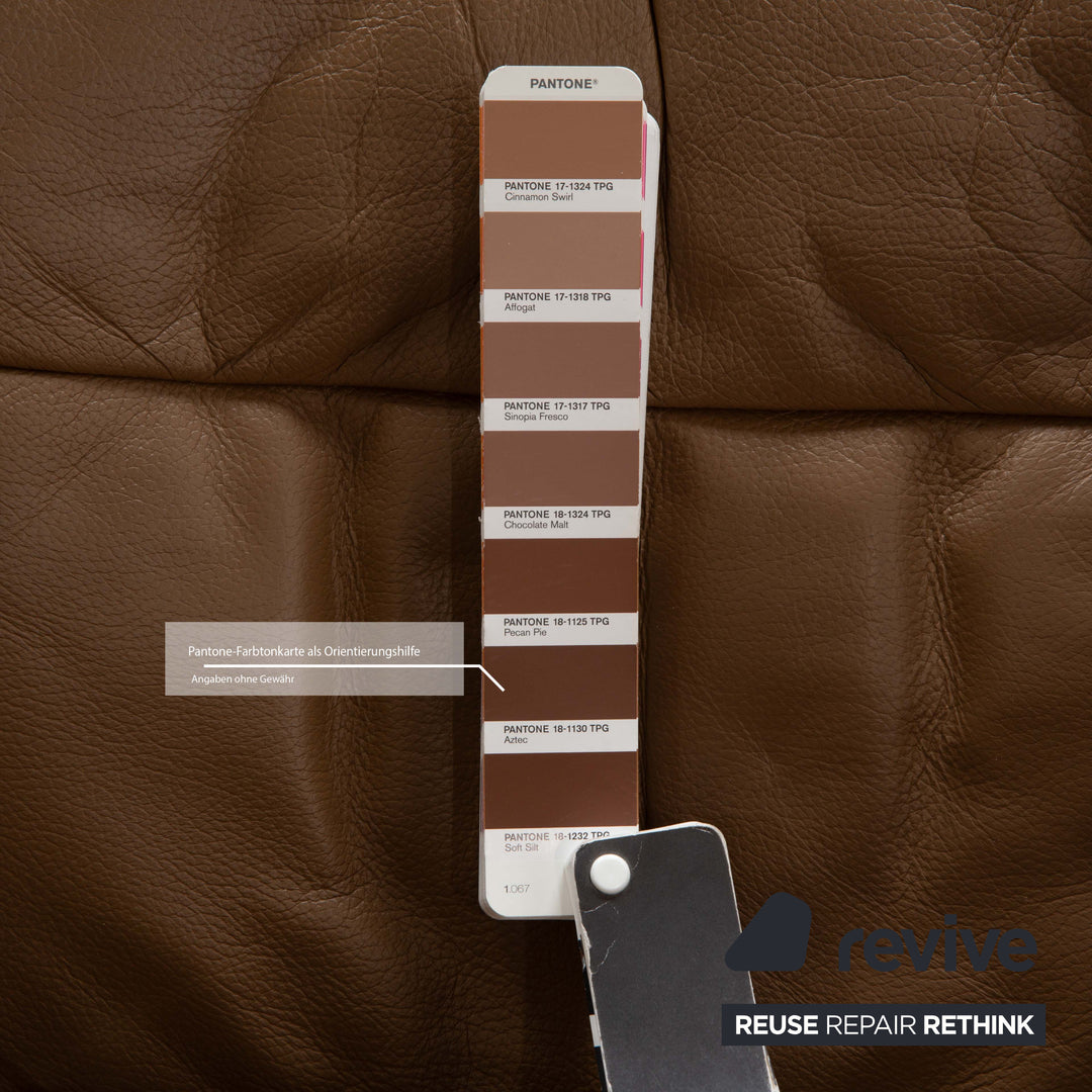 Stressless Voyager Leather Armchair Brown incl. Stool manual function