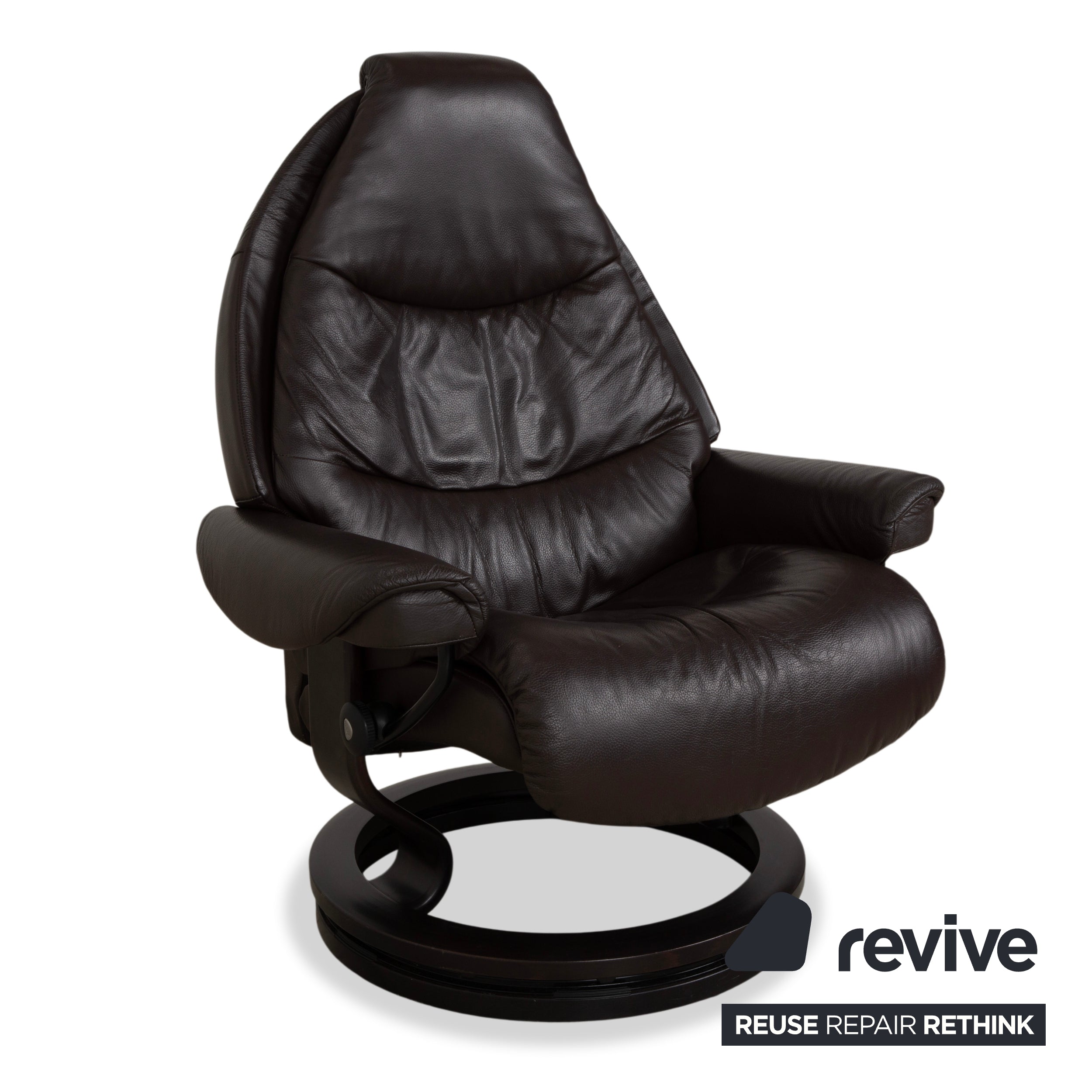 Stressless Voyager Leather Recliner Brown Manual Function