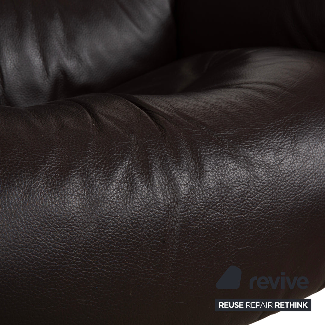 Stressless Voyager Leather Recliner Brown Manual Function