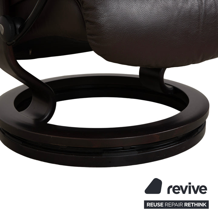 Stressless Voyager Leder Sessel Braun manuelle Funktion