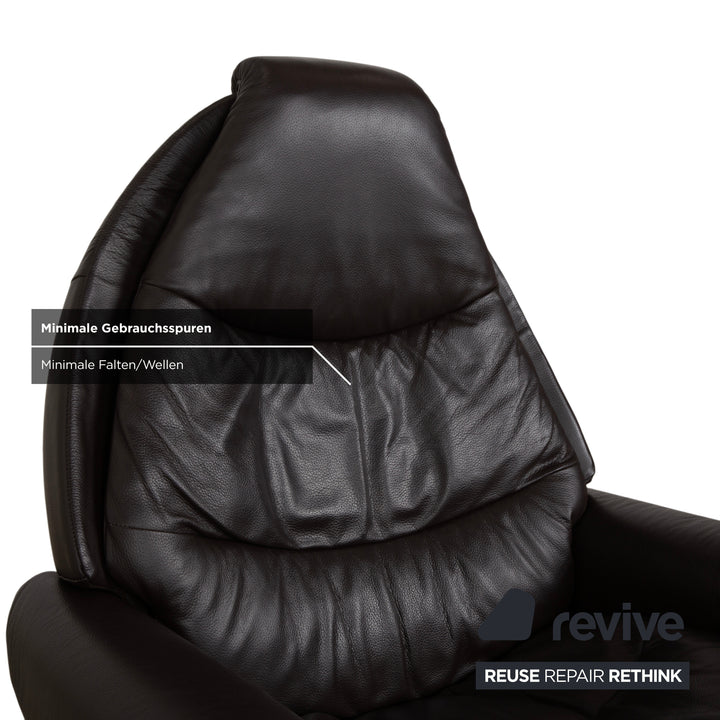 Stressless Voyager Leder Sessel Braun manuelle Funktion Größe L