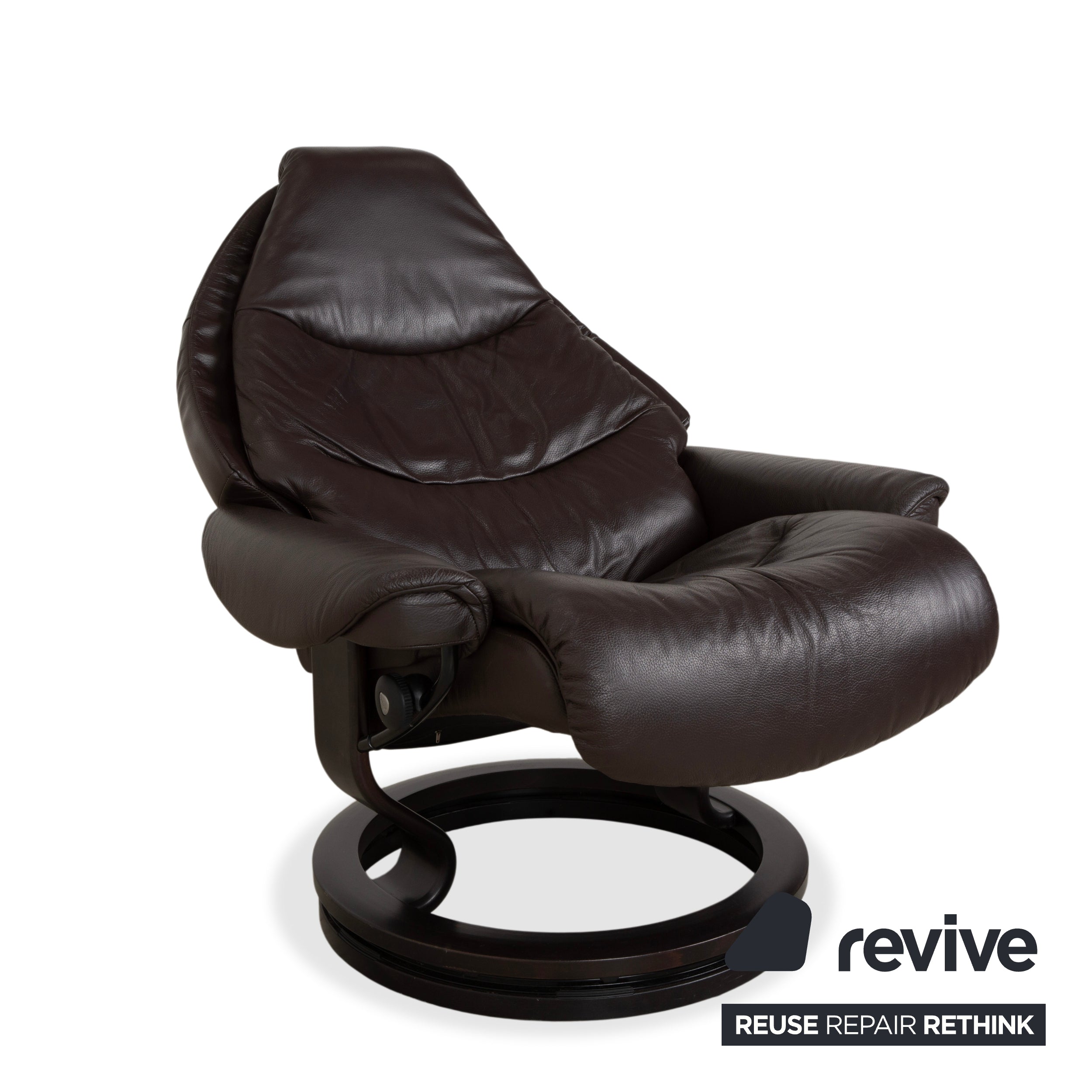 Stressless Voyager Leather Recliner Brown Manual Function