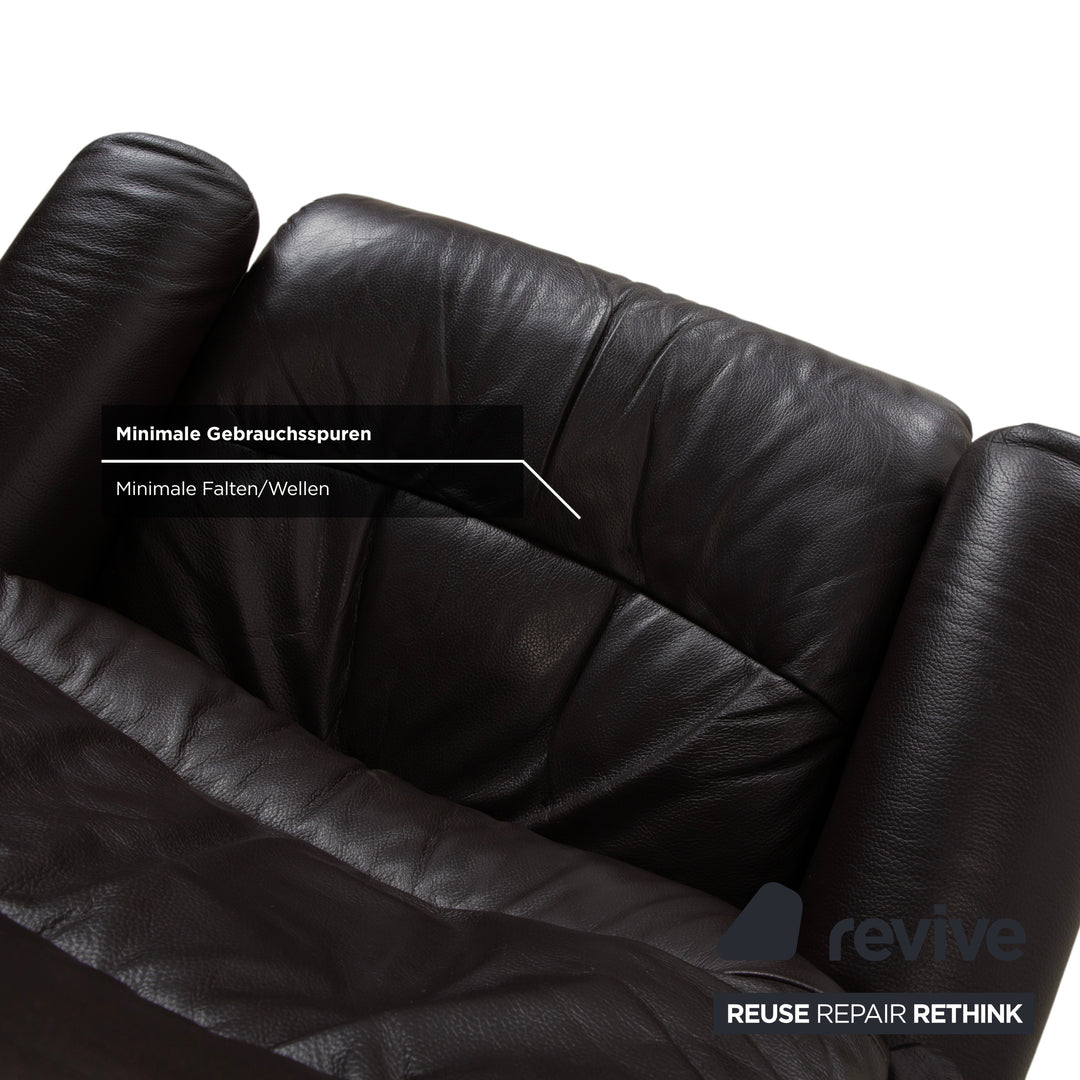Stressless Voyager Leder Sessel Braun manuelle Funktion Größe L