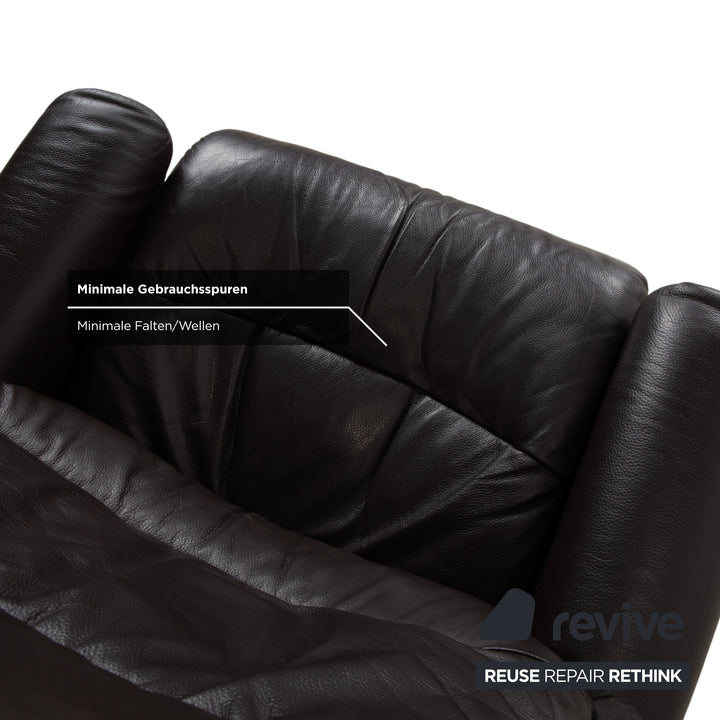 Stressless Voyager Leder Sessel Braun manuelle Funktion Größe L