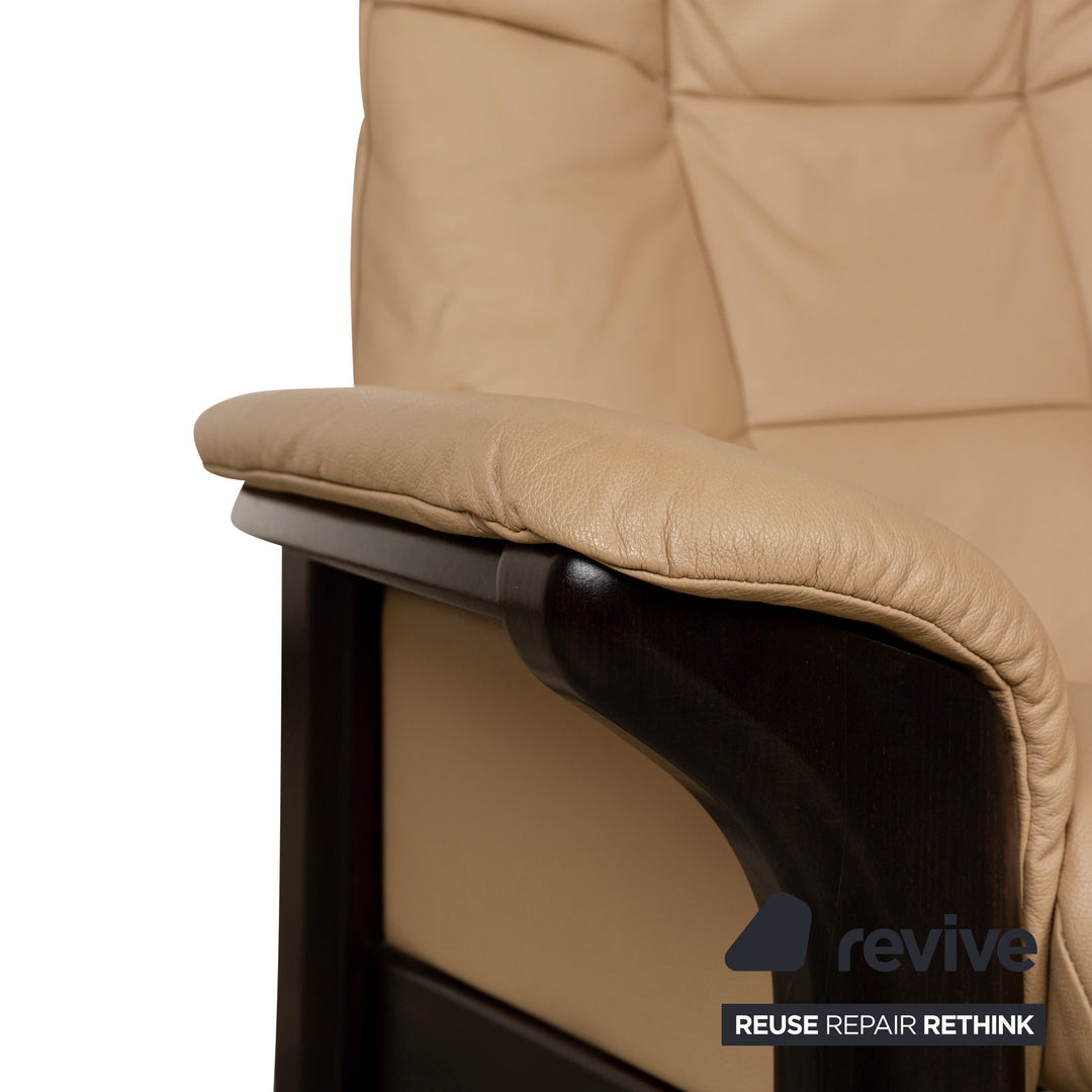 Canapé trois places en cuir Windsor stressless beige