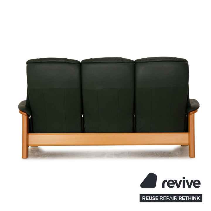 Stressless Windsor Leder Dreisitzer Dunkelgrün Sofa Couch Funktion