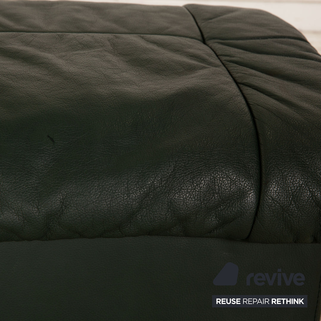 Stressless Windsor Leder Hocker Dunkelgrün Funktion