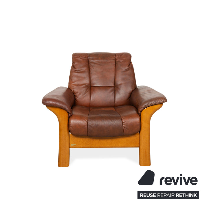 Stressless Windsor Leder Sessel Braun