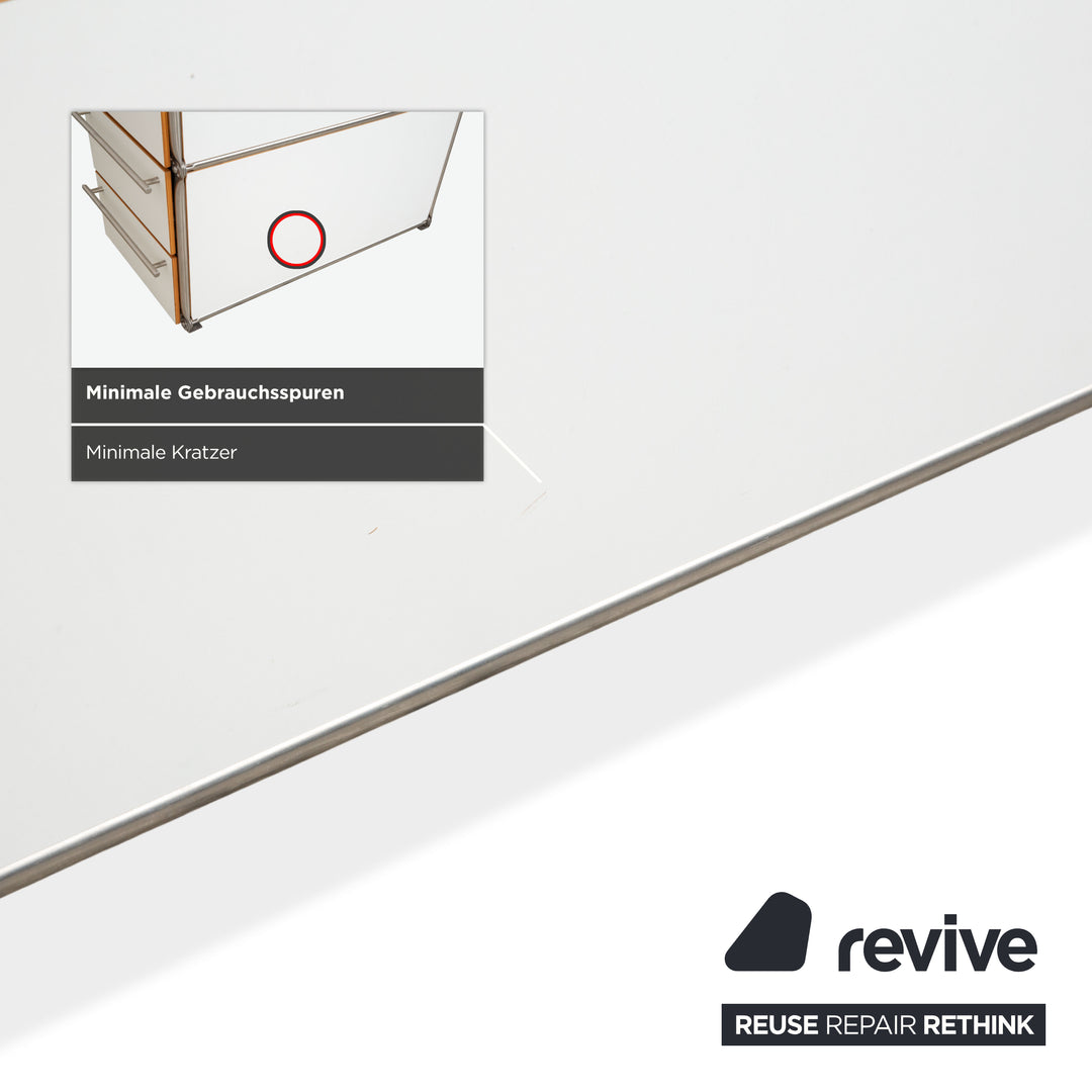 System180 Metall Schreibtisch Weiß Homeoffice Holz