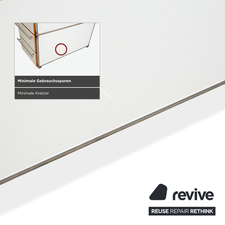 System180 Metall Schreibtisch Weiß Homeoffice Holz