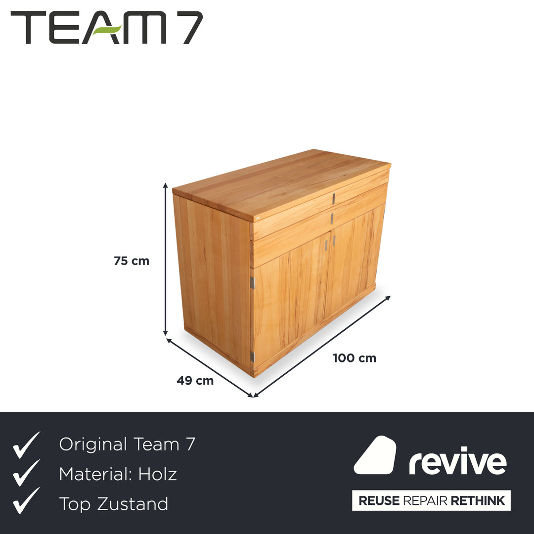 Team 7 Cubus Holz Sideboard Braun