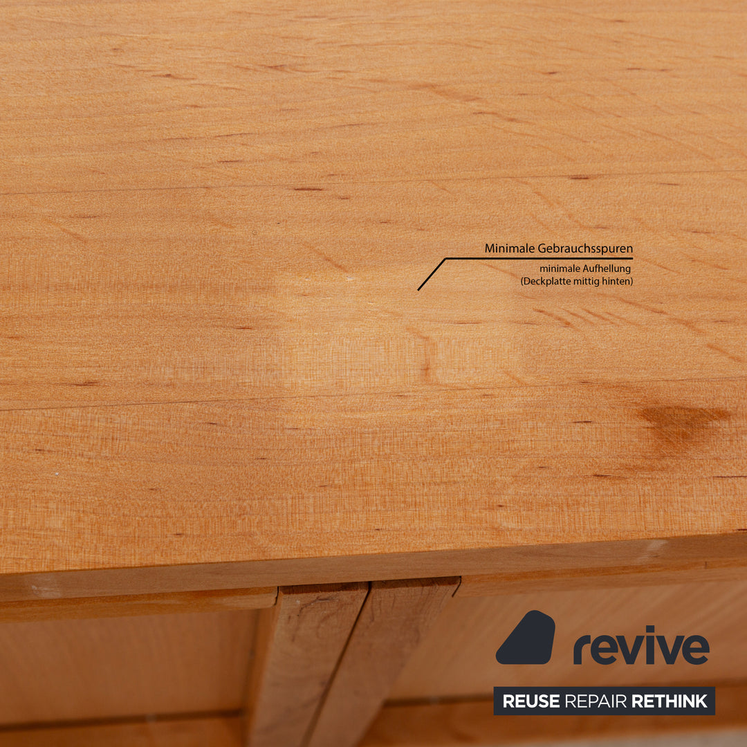 Team 7 Cubus wooden sideboard brown solid wood lowboard drawers