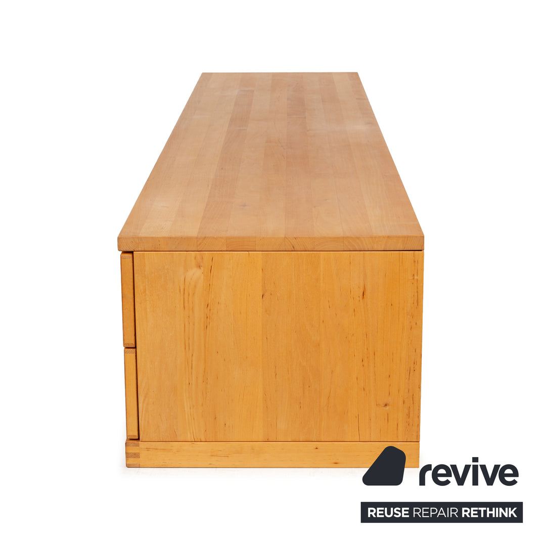 Team 7 Cubus wooden sideboard brown solid wood lowboard drawers