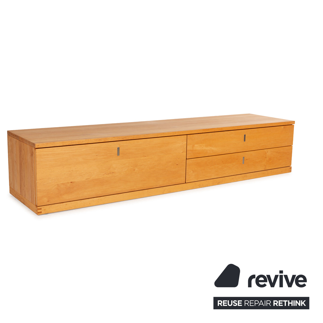 Team 7 Cubus wooden sideboard brown solid wood lowboard drawers