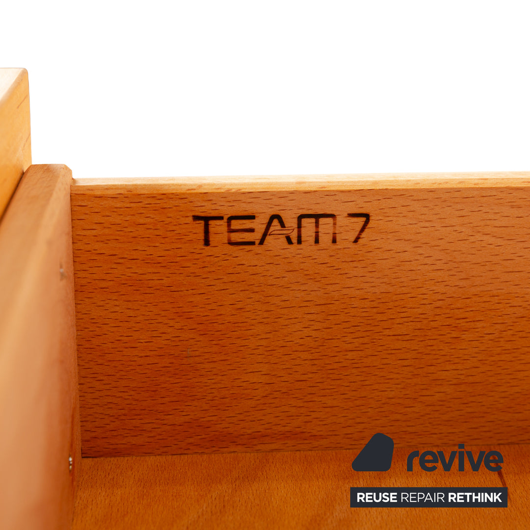 Team 7 Cubus wooden sideboard brown solid wood lowboard drawers