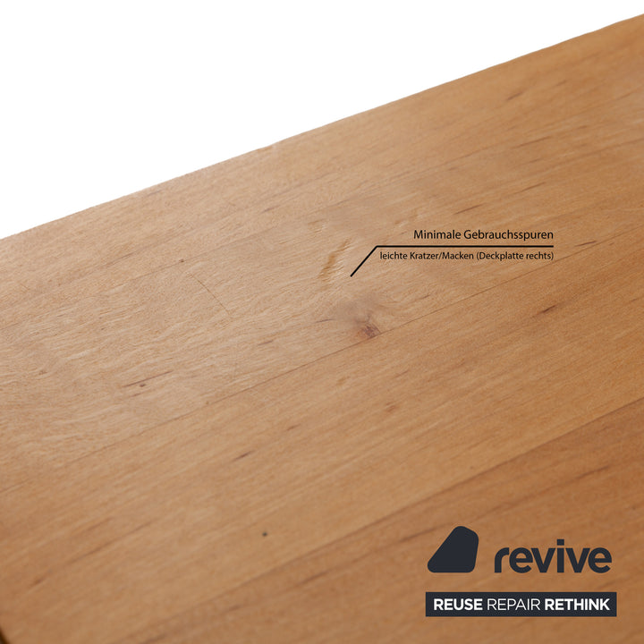 Team 7 Cubus wooden sideboard brown solid wood lowboard drawers