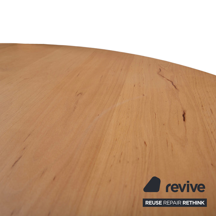 Mesa de comedor Team 7 Girado de madera, marrón y marrón claro, 120 x 120 cm
