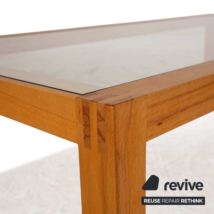 Team 7 wooden coffee table brown 140 x 70 x 42 cm