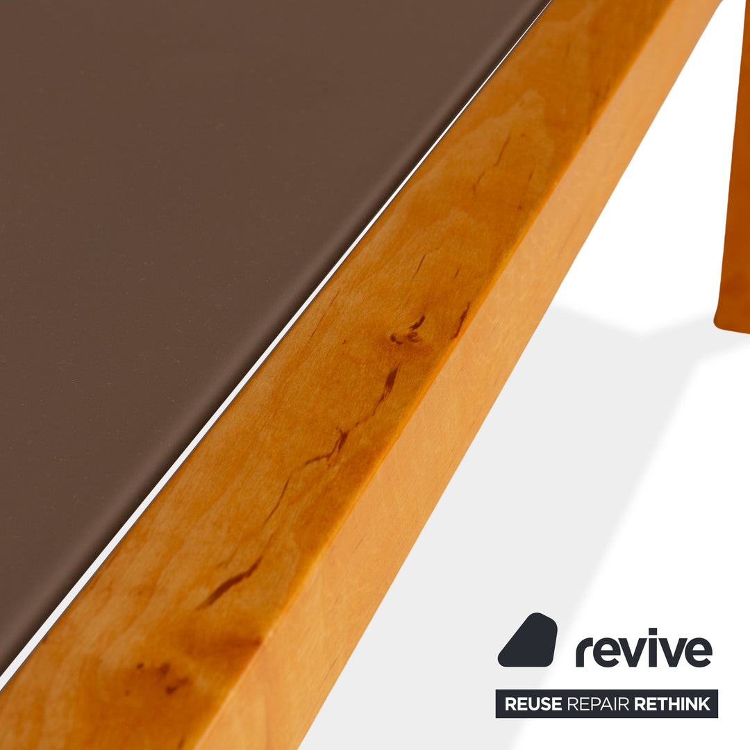 Team 7 wooden coffee table brown alder wood