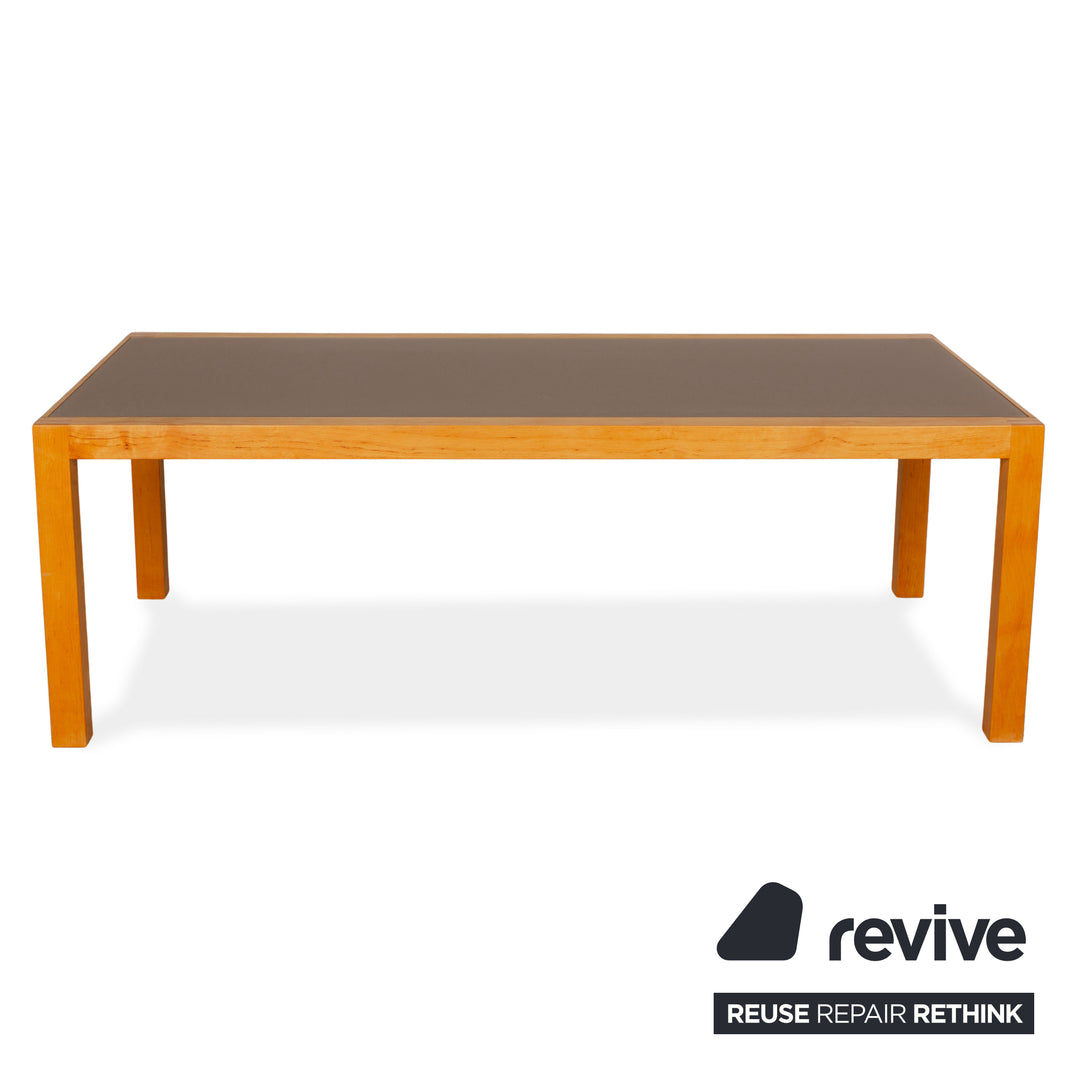 Team 7 wooden coffee table brown alder wood