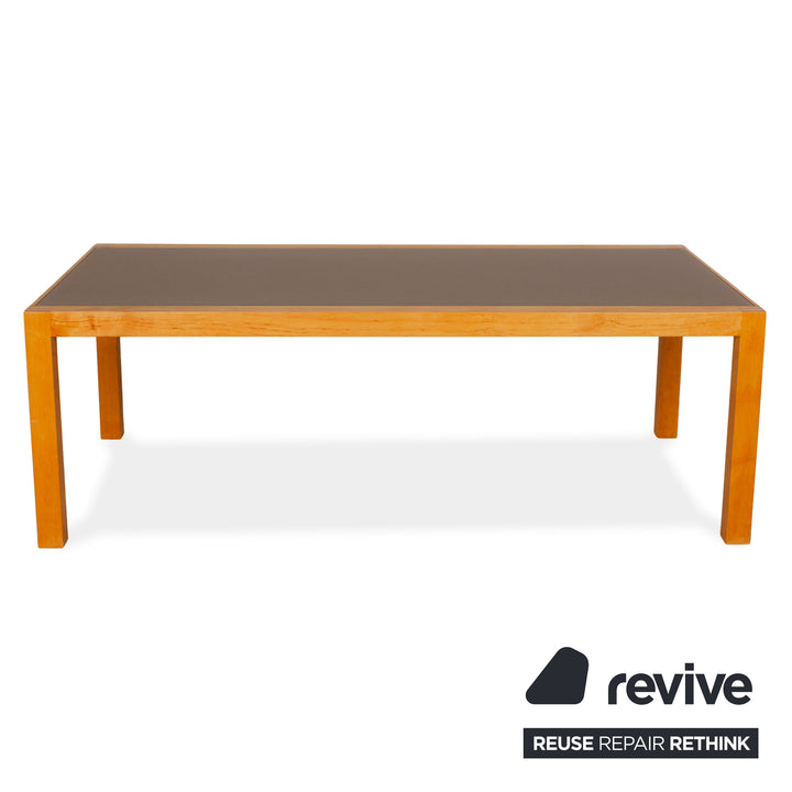 Team 7 wooden coffee table brown alder wood