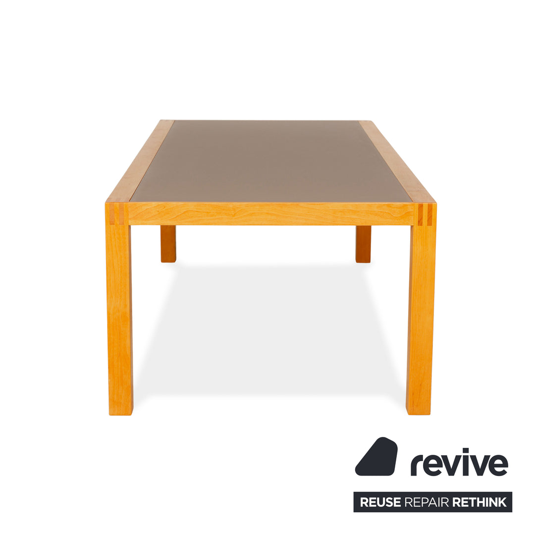 Team 7 wooden coffee table brown alder wood