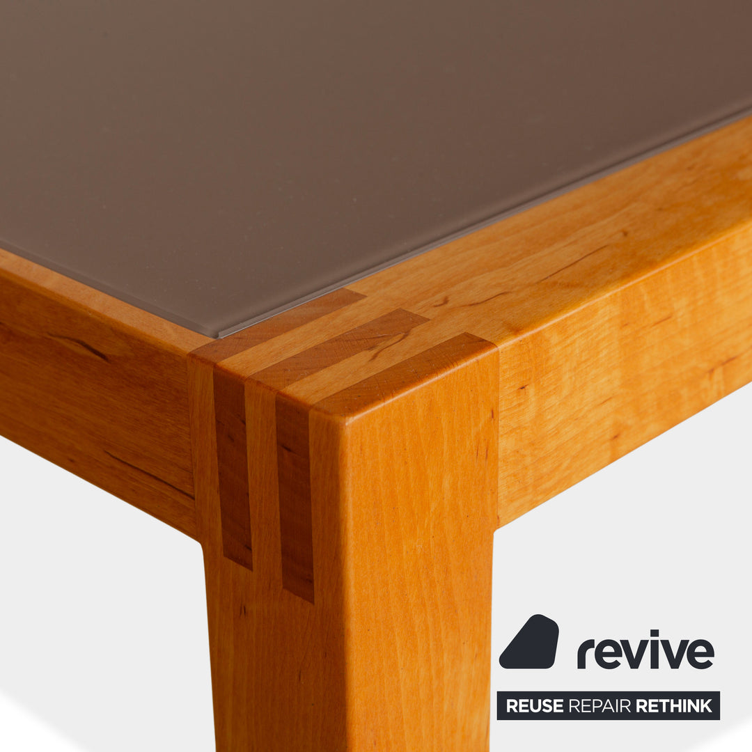 Team 7 wooden coffee table brown alder wood