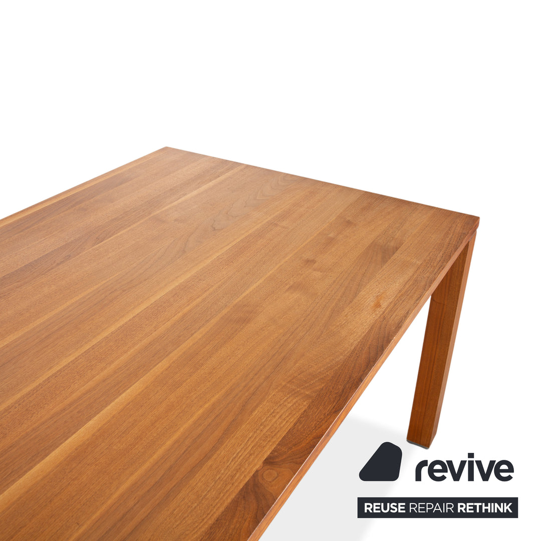 Table de salle à manger extensible en bois marron Team 7