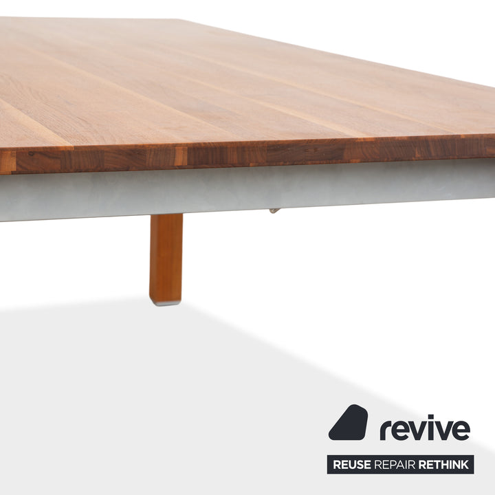 Table de salle à manger extensible en bois marron Team 7