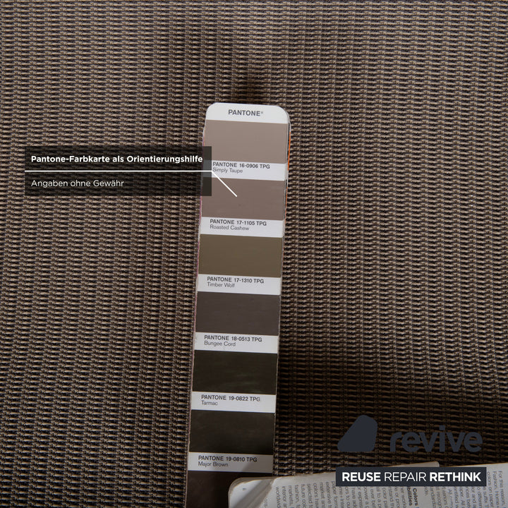 Team 7 Magnum Stricktex 4er Set Stuhl Stoff Chrom Grau Beige