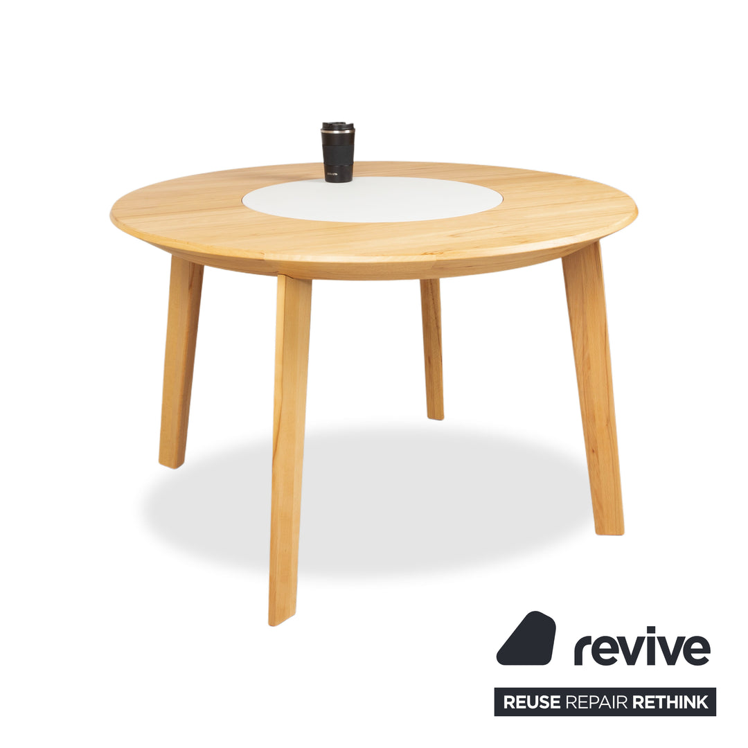 Team 7 Miro Holz Esstisch Braun Drehteller 120 x 120 cm