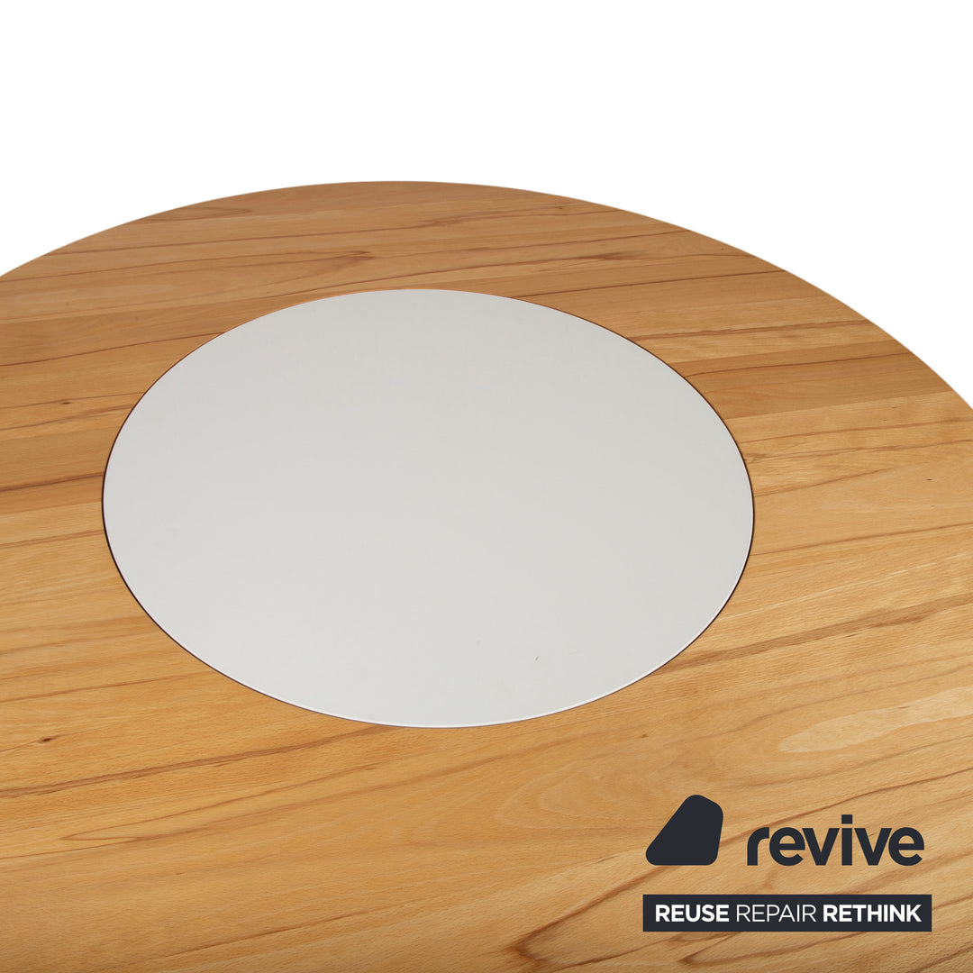 Team 7 Miro Holz Esstisch Braun Drehteller 120 x 120 cm