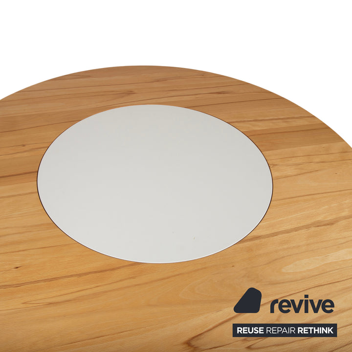 Team 7 Miro Holz Esstisch Braun Drehteller 120 x 120 cm