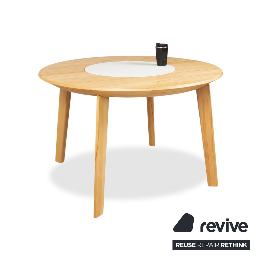 Team 7 Miro Holz Esstisch Braun Drehteller 120 x 120 cm
