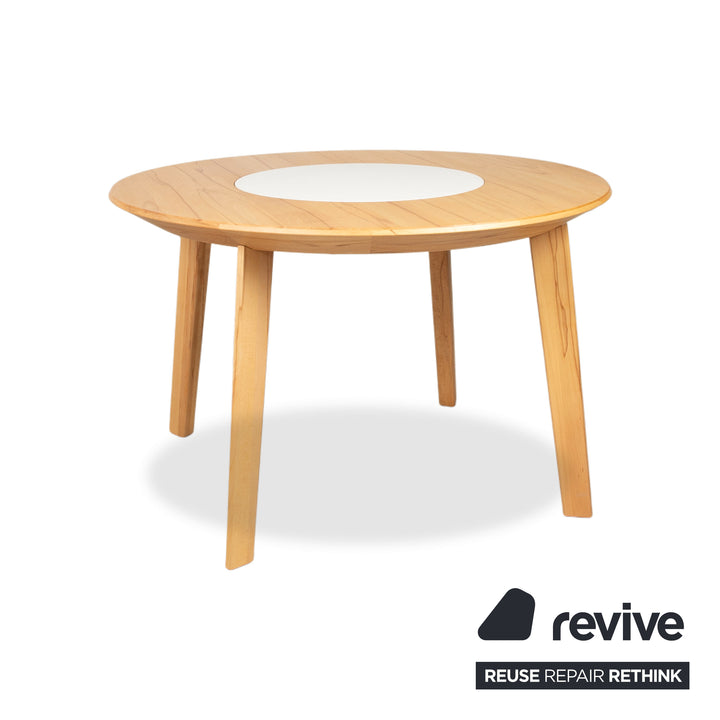 Team 7 Miro Holz Esstisch Braun Drehteller 120 x 120 cm