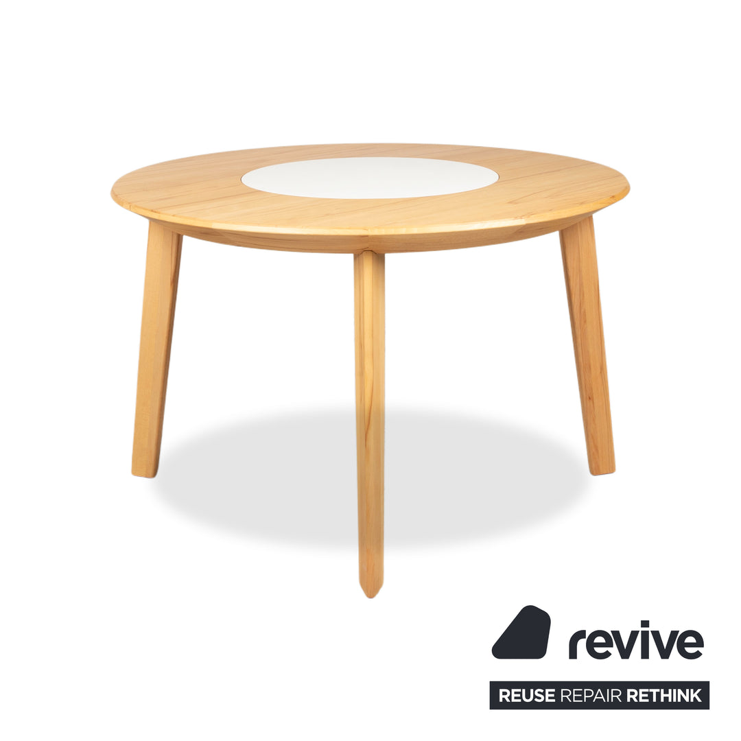 Team 7 Miro Holz Esstisch Braun Drehteller 120 x 120 cm