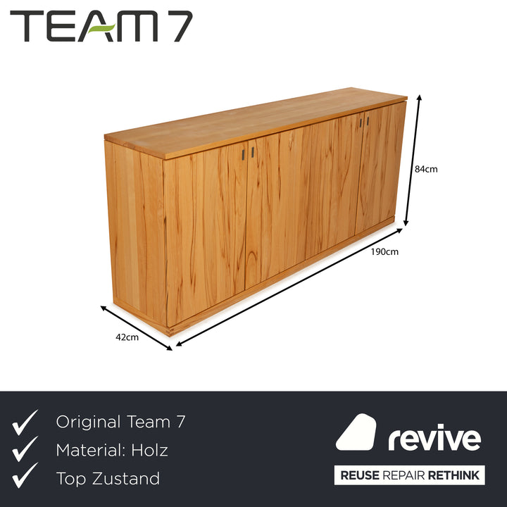 Team7 Cubus Holz Sideboard Braun