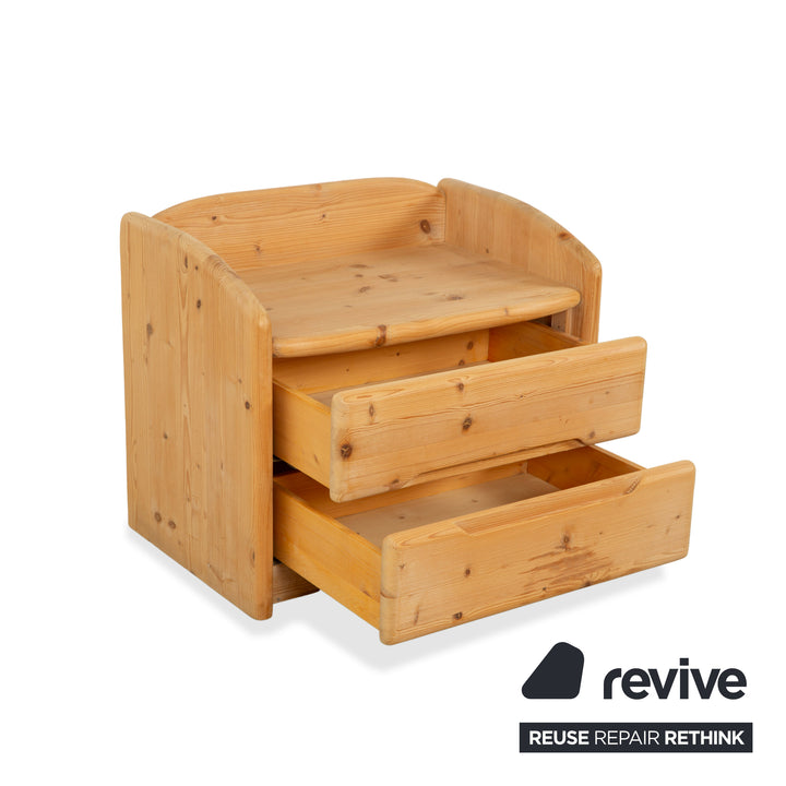 Team7 Holz 2x Nachttisch Tisch Braun