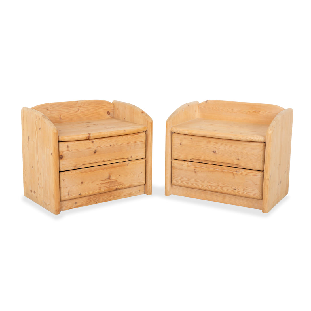 Team7 Holz 2x Nachttisch Tisch Braun