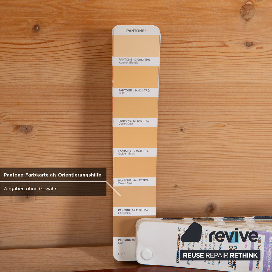 Team7 wooden bed with 2 nightstands, brown, 180x200 cm, manual function