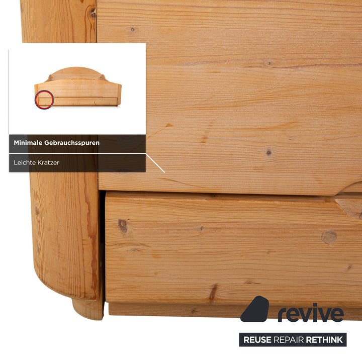 Team7 Wooden Bed Brown 180x200 Manual Function