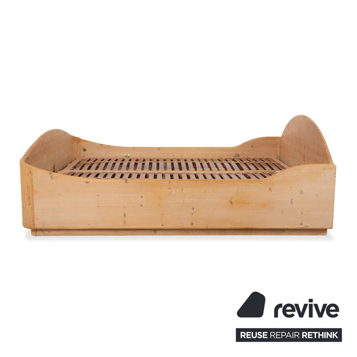 Team7 Wooden Bed Brown 180x200 Manual Function