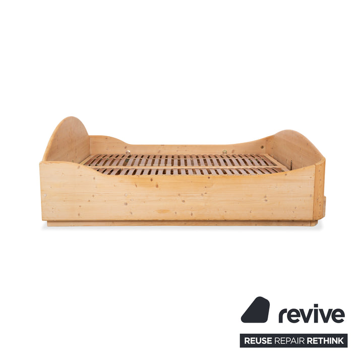 Team7 Holz Bett Braun 180x200 manuelle Funktion